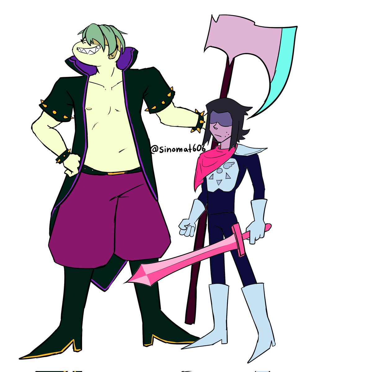 kinqofmotiv8ion's tweet photo. #okko #okkoletsbeheroes #professorvenomous #boxman #deltarune https://t.co/nRDqLbm60f