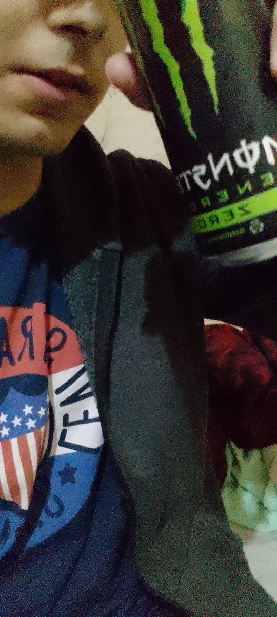 Rodryord's tweet photo. Drink monster = low cortisol https://t.co/a18Wbgqc46
