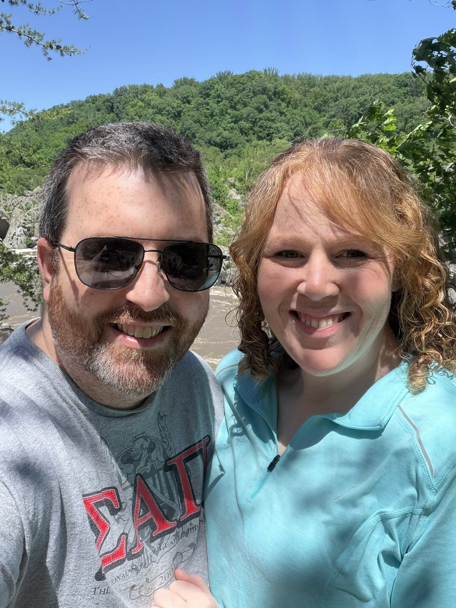 Simpson_PatB's tweet photo. Perfect day for a hike at Great Falls Park in Virginia! https://t.co/gu4BLgm7zS