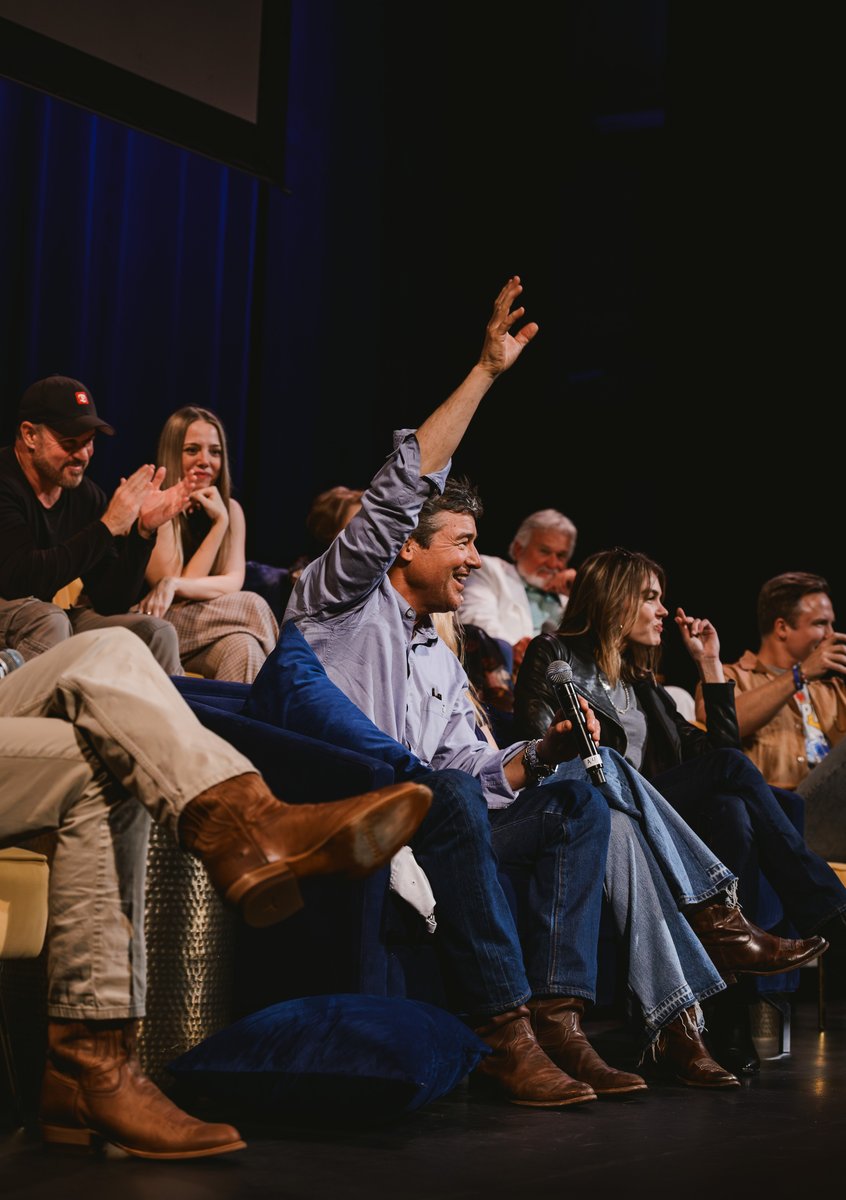 ParamountAustin's tweet photo. Texas forever! 💛🏈 Twenty years later and Dillon still has a chokehold on us. The cast &amp; crew of Friday Night Lights reunited at ATX Television Festival yesterday to receive the 2026 “Texas Made” Award!

📸: @RachelParkerPix https://t.co/E8IgYmMYJp
