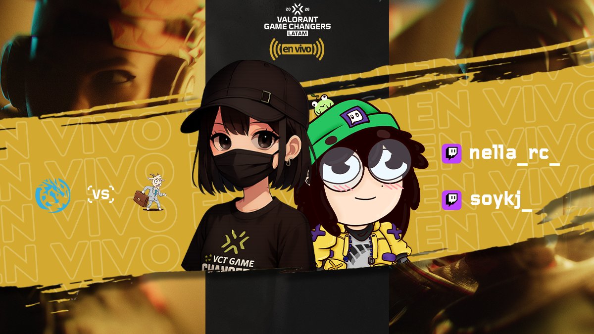 _Nella_RC's tweet photo. 🔥 ¡WATCHPARTY EN VIVO!🔥 @valesportsla 
Se juega en la #VCTGameChangers LATAM
Estaremos junto a @soykj_ para armar la verdadera watchparty! 

¿Quién se lleva la victoria hoy?

@LeviatanGG  vs @Looking4Laburo 

🔮 https://t.co/PCEDIaQsr8 
🔮 https://t.co/xdi0SQcfBe https://t.co/cXCgyeVzto