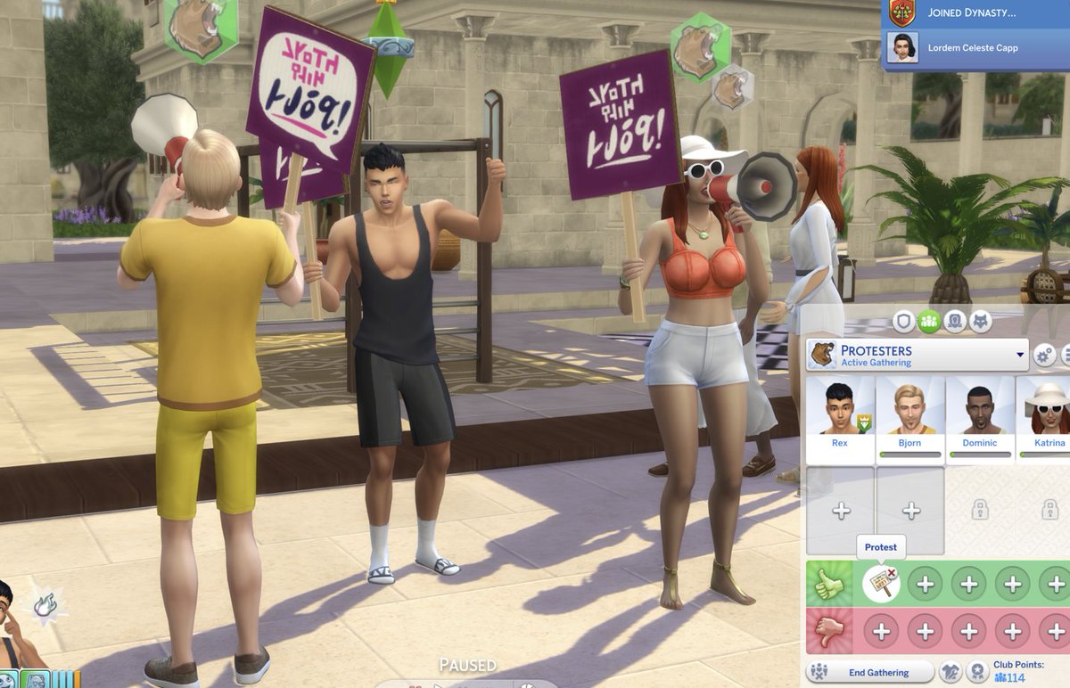 RexEdogawa's tweet photo. Off-the-Grid Business is now possible!
Open your own Plumfruit store today.
Batuu is officially in this mod, hooray! You can run a casino with Sabaac now.
Protest is unlocked for Clubs and Getaways. https://t.co/jr3tSadpyy