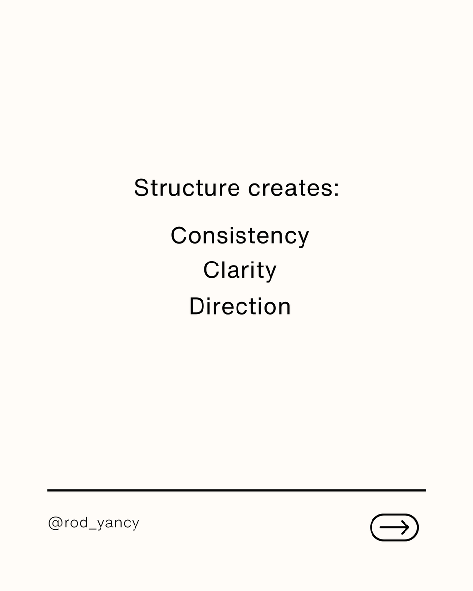 YoungYancy's tweet photo. Most people don’t need more motivation.
They need a system they can rely on.

Structure creates consistency when motivation disappears.

More on this soon.

#Structure https://t.co/t8IAJ8YI1S
