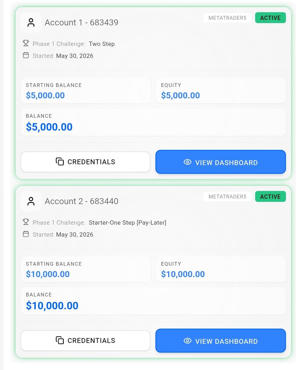 Expertpredict1's tweet photo. What's up chat 🎉 I just joined the AQA Funded family and brought my first prop account today!

This is the start of a new journey, and I'm excited to share it with you all. I'll be posting my setup, trade ideas, and results as i progress.

Let's see where this journey takes us! https://t.co/5Mr2KREi1I