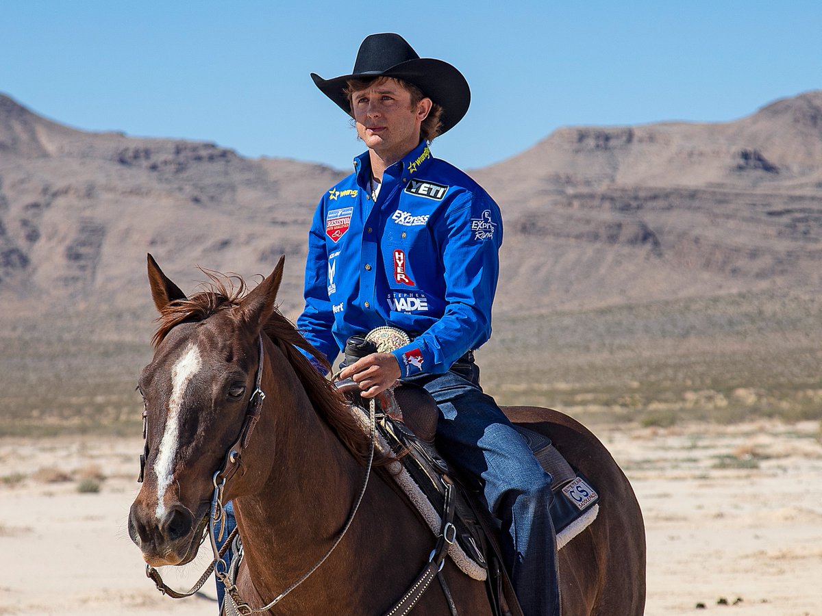 LasVegasNFR's tweet photo. Thank you to 2025 World Champion Bull Rider and All-Around Cowboy Stetson Wright for being part of our 2025 Media Day and helping us capture the excitement of the season ahead. 🤠🔥 #WranglerNFR #BehindTheScenes #MediaDay https://t.co/dHX7mKOnjr