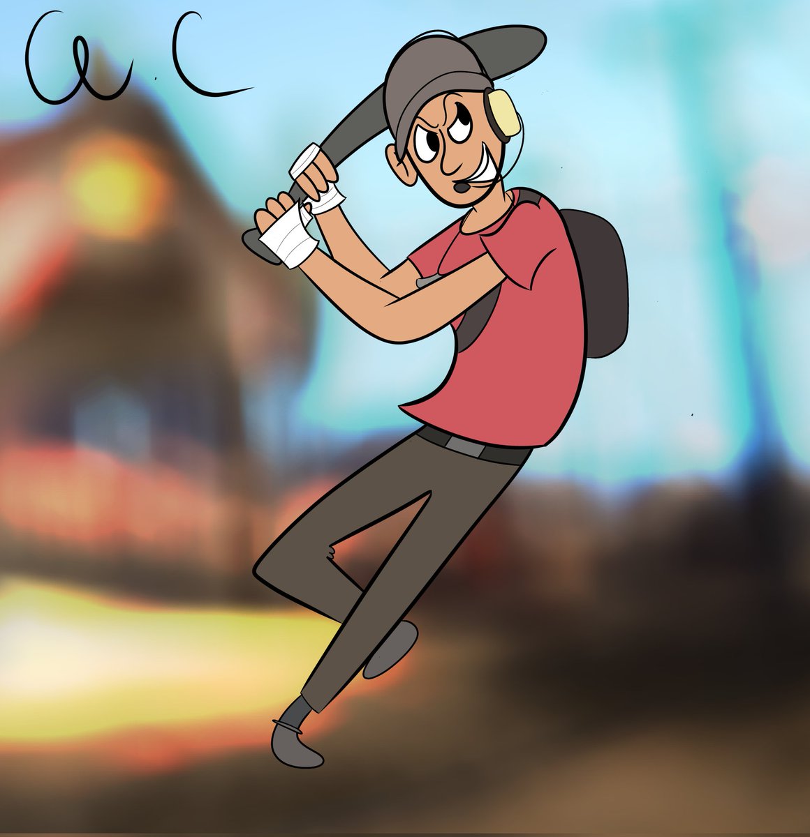AbeAnimated's tweet photo. Bonk #teamfortress #artㅤㅤㅤㅤ #fanartㅤㅤㅤㅤ https://t.co/nBwSBv3un2