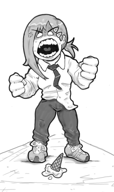 half_dead_ant's tweet photo. "Noooo, My Ice-CreeeaaAAAGH!!!!"
#kobeni #chainsawman #icecream https://t.co/IYYBjkaVXj