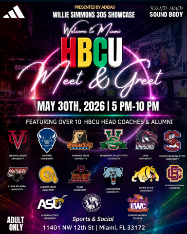 305plusnetwork's tweet photo. HBCU Meet and Greet
Featuring over 10 HBCU head coaches and alumni https://t.co/XAgWEZOXzY