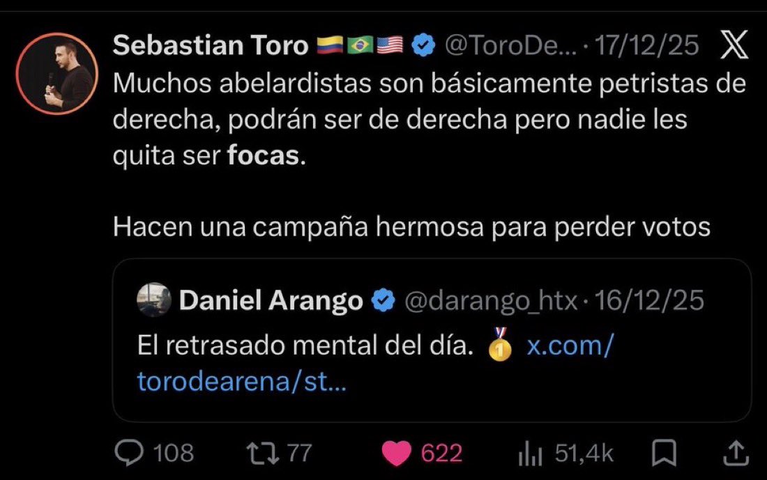 jdrendon7's tweet photo. @ToroDeArena Igual de incoherente al jefe, etse vende humos de temu! https://t.co/tthpbf3wwI
