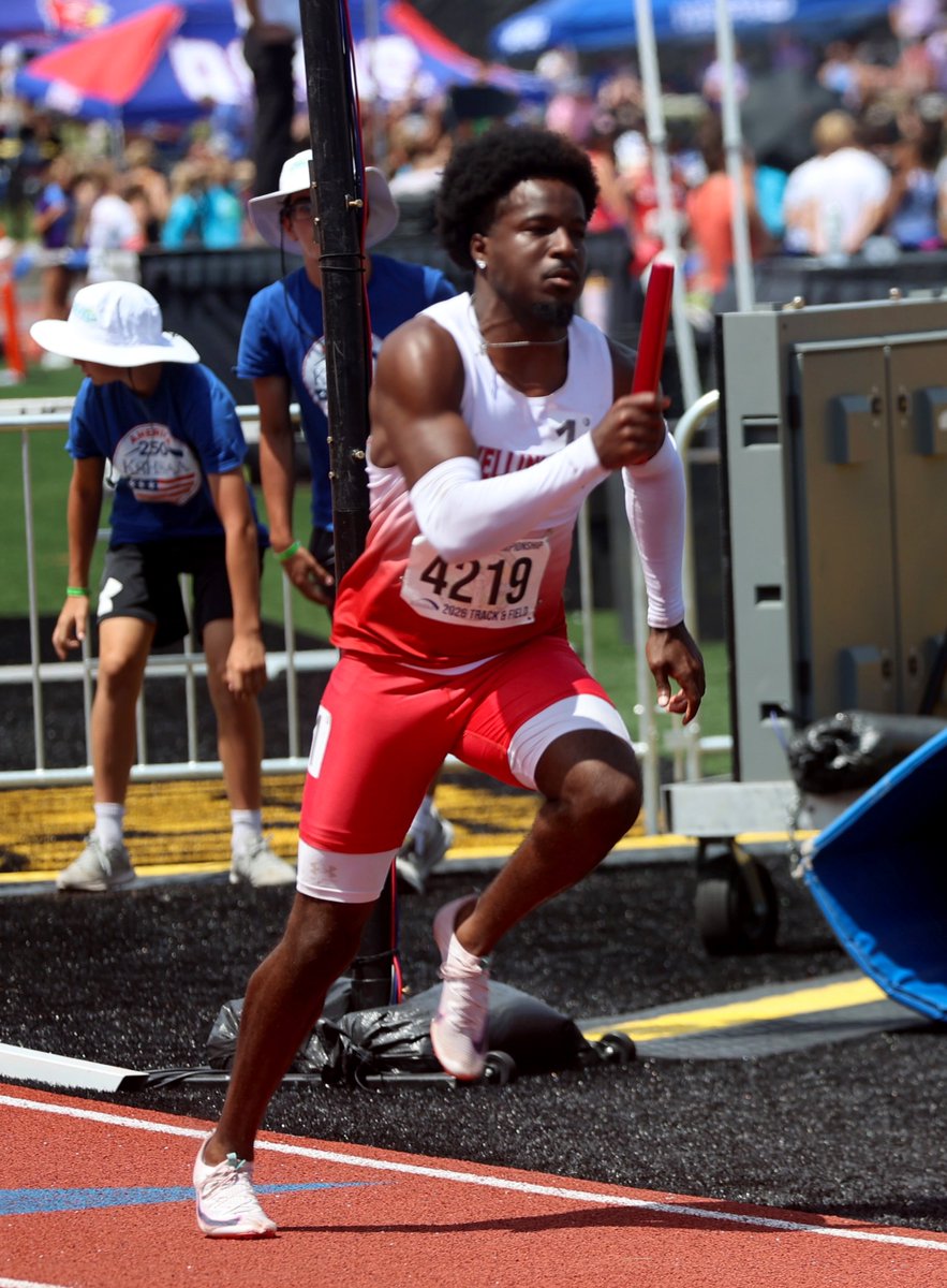 Cueballnewscow's tweet photo. How about the 4x100 Wellington boys relay team finishing fifth with a 43.37 time in the finals? The team of Armstrong, Hatfield, Golden, and Roberts was the 9th seed going into the finals and the 11th seed going into the meet. https://t.co/7cIpudzajn