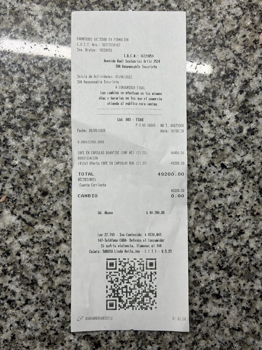 gruizolalde13's tweet photo. @RappiArgentina me cobraron mal mi pedido. Quiero hablarles por el soporte y no funciona. Me cobraron el doble de lo que corresponde. Es una locura que no pueda comunicarme por ningún lado. https://t.co/1L2jQ3jnAG