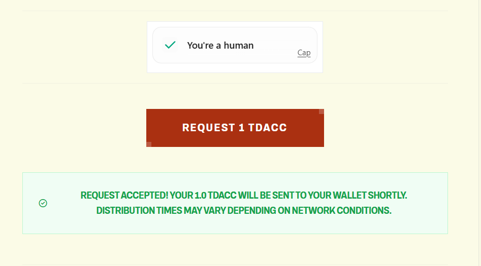 shadatofficial1's tweet photo. Claim instant @dac_chain  Token from the faucet 

New website to claim: https://t.co/8GzQQ4eCZ5

After claiming, you can verify your balance by:

• Checking via Node CLI
• Connecting MetaMask to the DAC Testnet

./dacnode attach
eth.getBalance("YOUR_ADDRESS")

• Using the DAC Testnet Explorer (if available)