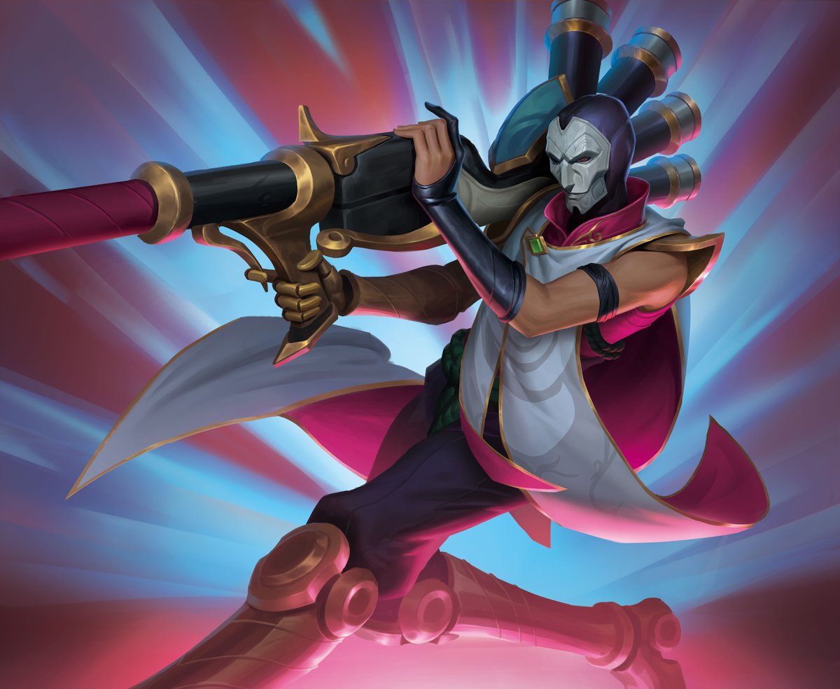 waywardcxnnibal's tweet photo. "Curtain Call" Jhin's Signature Spell card illustration by Yeon Art Studio for Riftbound Unleashed. https://t.co/EDenCPRufg