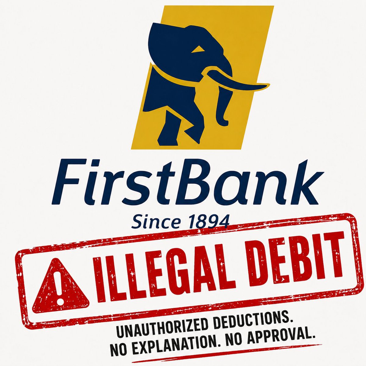 CYBER_FBI7's tweet photo. FINAL WARNING TO @FirstBankngr

This serves as my final warning to @FBN_help regarding the unauthorized deductions from my account.

The amount involved may not be much, but this is not just about the money— https://t.co/GYKxolNBCV