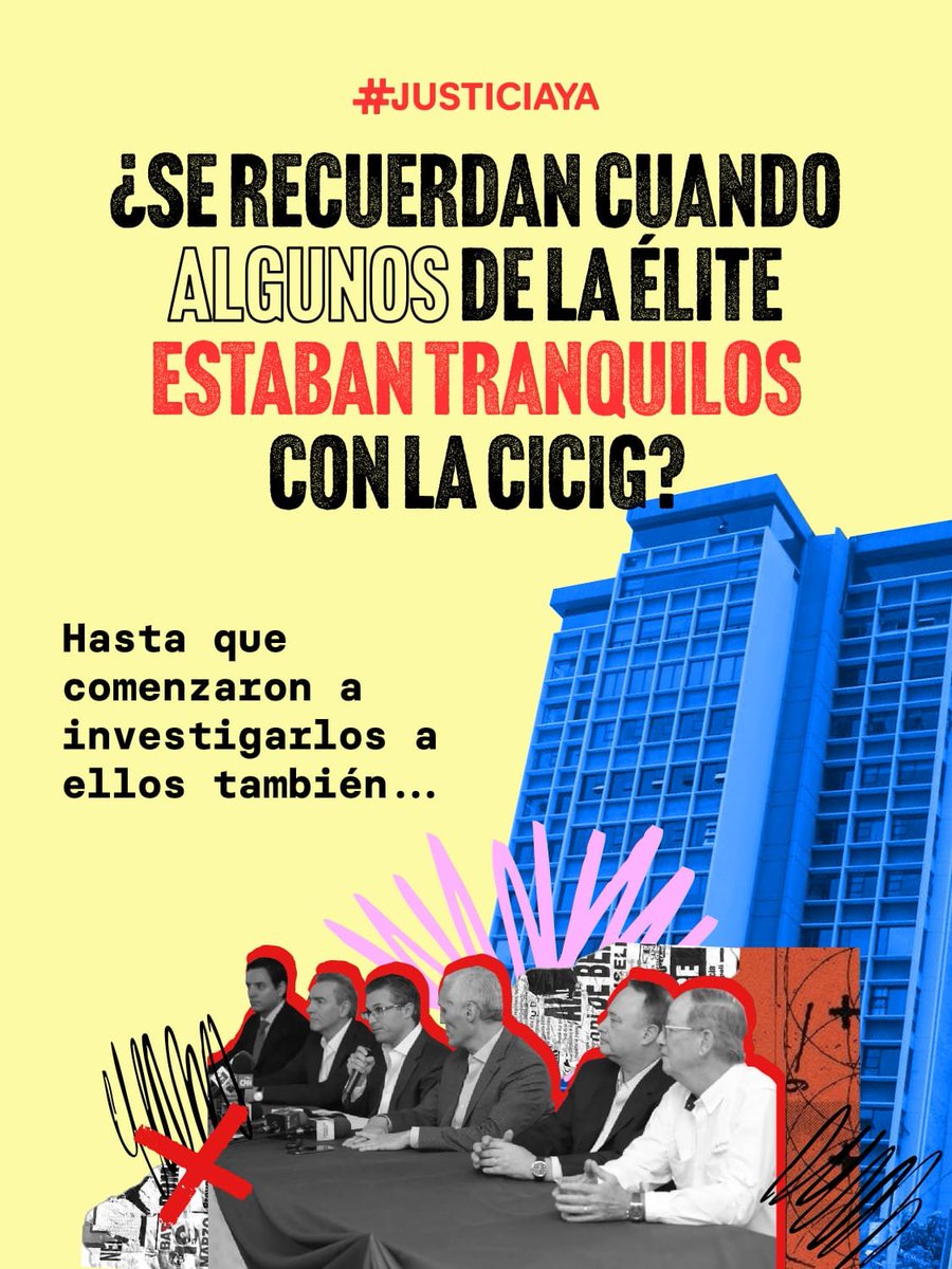 justiciayagt's tweet photo. ¿Se recuerdan?
Primero lo negaron. Después colaboraron para salvarse. Y ahora se hacen las víctimas.
Abrimos hilo 🧵 https://t.co/ejaOWOVUG9