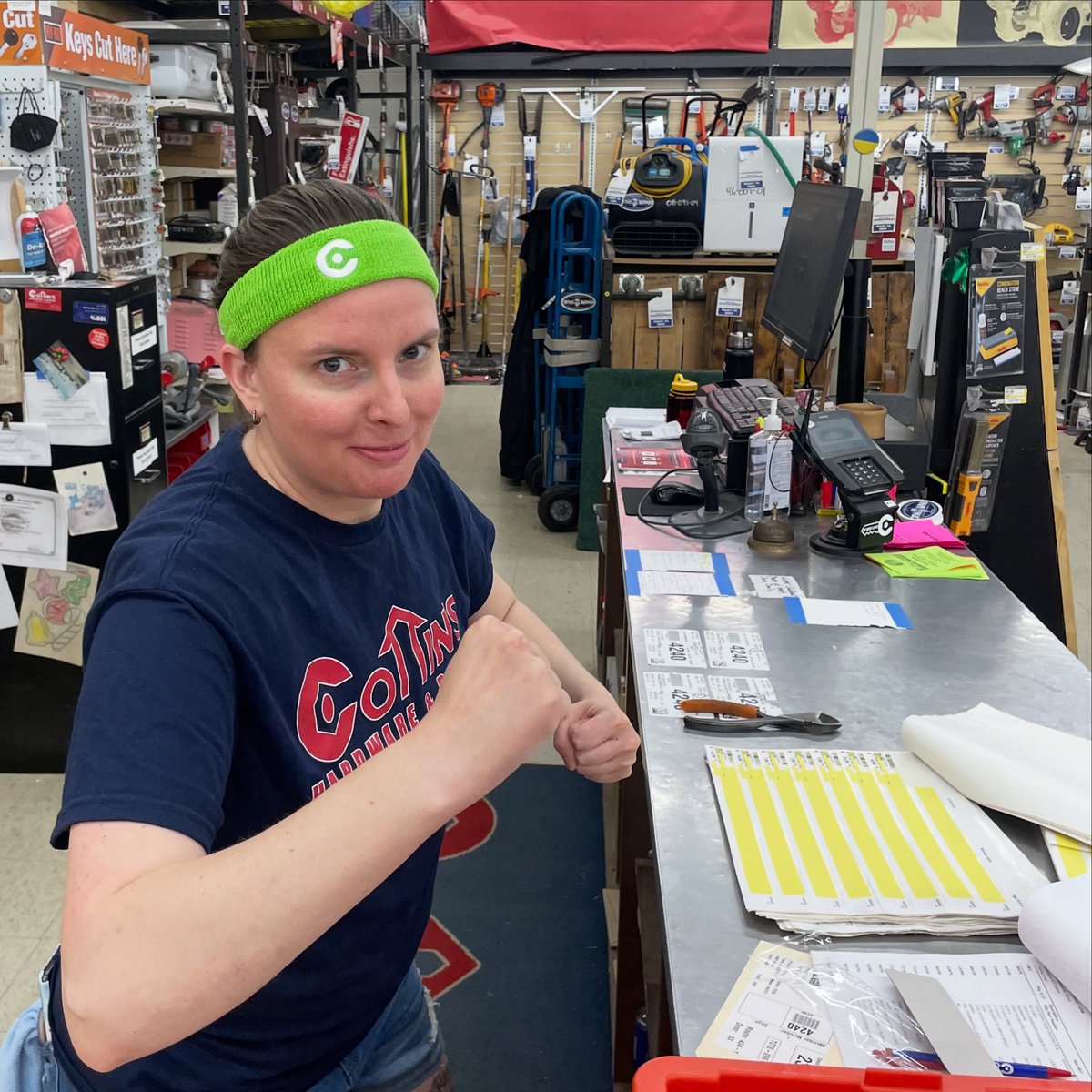 Cottins's tweet photo. Wanna look as fresh and fierce as Raleigh? Buy your very own Cottin’s sweatband today! https://t.co/9mHfeFsGEO