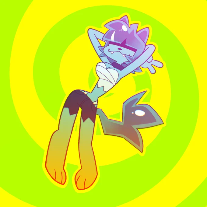 Ghost Cat Character by