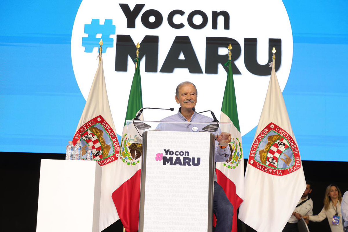AccionNacional's tweet photo. ¡Todo México está con @MaruCampos_G! 🇲🇽

Estamos en Chihuahua apoyando a una gobernadora valiente que cuida y protege la vida de las familias, una gobernadora que no pacta con criminales. 💪🏼

Siempre defenderemos a la Patria, la familia y la libertad, aunque eso implique combatir a un narcogobierno.

#YoConMaru
#PANConMaru
#DefendamosMéxico