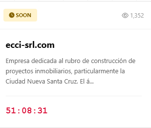chum1ng0's tweet photo. 🔴🇧🇴El grupo de ransomware KryBit publica:
A la Empresa Constructora de Ciudades Inteligentes(ECCI SRL) en su sitio DarkWeb, se enfoca en el desarrollo y construcción de infraestructura urbana bajo el concepto de comunidades tecnológicas.
#DarkWeb #Krybit #ciberataque #ciberseguridad #ransomware #Bolivia #SantaCruz
