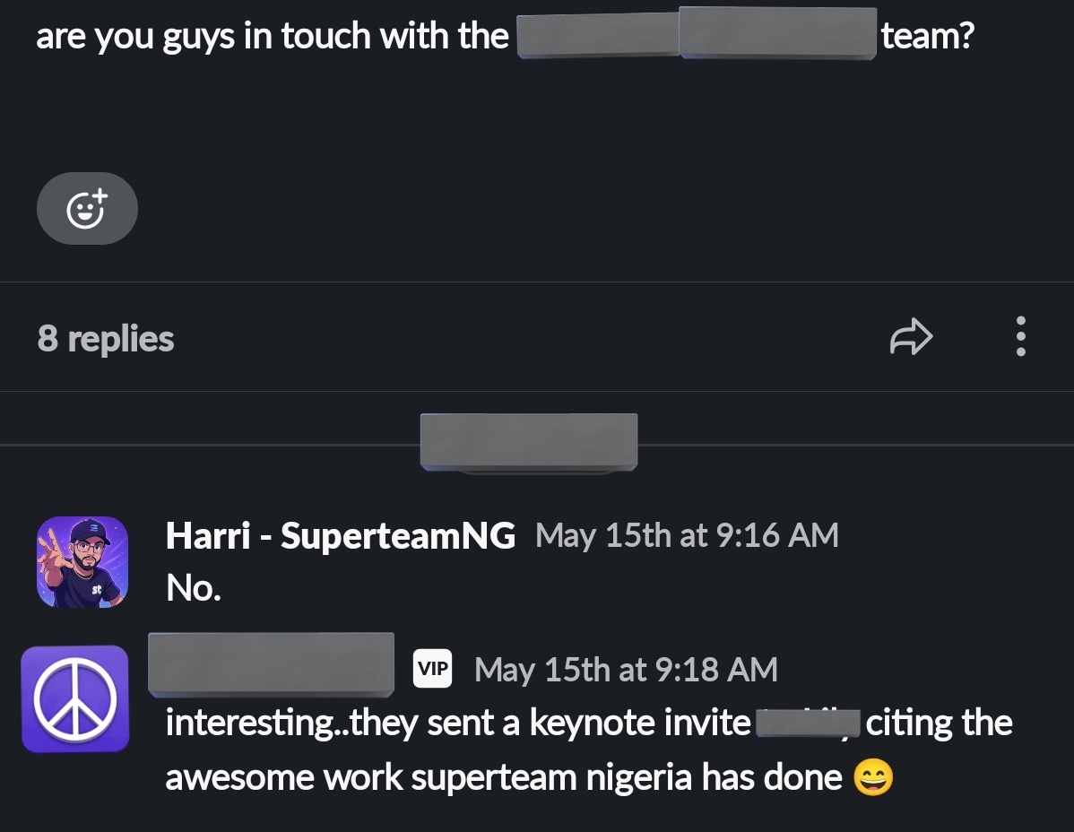Harri_obi's tweet photo. Do great work so your reputation arrives before you do 🫡 https://t.co/nk1nCfupTT