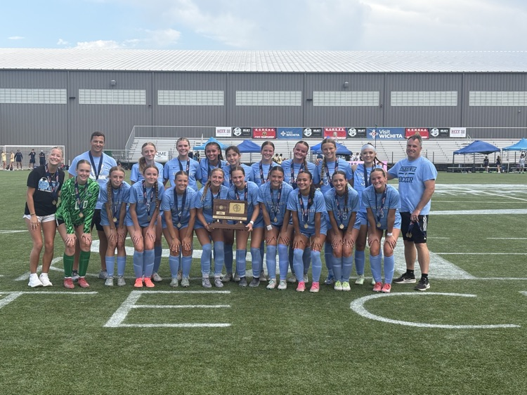 USD265_EHS's tweet photo. 5A State Soccer Final: St Thomas Aquinas 5 Eisenhower 0 
The Tigers finish the season 18-2 and the best finish in school history! #TigerNation https://t.co/lxsnp0OPlq