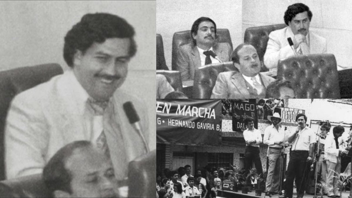 AlencarBraga13's tweet photo. 🇧🇷🇨🇴 Muita gente fica chocada quando descobre que Pablo Escobar foi deputado federal na Colômbia e queria se candidatar a presidente nos anos 1980. A vida política de Escobar foi brincadeira de adolescente perto do que vemos no Brasil: estamos em 2026 e temos uma família com o pai e os quatro filhos com mandatos parlamentares, sem NUNCA terem trabalhado na vida e, ainda assim, enriqueceram a ponto de comprar mais de 100 imóveis. Essa família defendeu a vida inteira a legalização das milícias e grupos de extermínio, empregou milicianos e parentes de milicianos nos gabinetes, homenageou dezenas de milicianos com honrarias públicas, visitou milicianos na cadeia, são vizinhos de milicianos em condomínio de luxo, indicam para cargos políticos pessoas ligadas ao Comando Vermelho e ainda têm a cara de pau de dizer que defendem o combate ao crime organizado. Mas o pior de tudo é que muita gente acredita nisso. O que aconteceu na Colômbia é fichinha perto do Brasil atual. ¿Qué le parece eso, estimado presidente @petrogustavo ?
