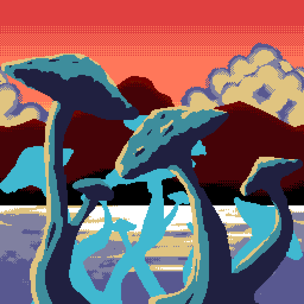 ArmbrustCrow2's tweet photo. goofy pixel art backgrounds https://t.co/0Vk1FLdR5I