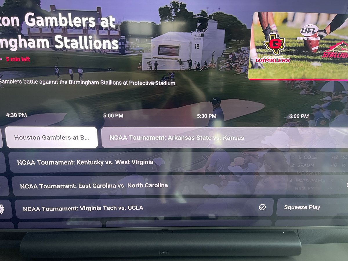 jgaddy13's tweet photo. lol seriously? Come on mannnn Arkansas** not State @YouTubeTV https://t.co/QzODgjlvbp