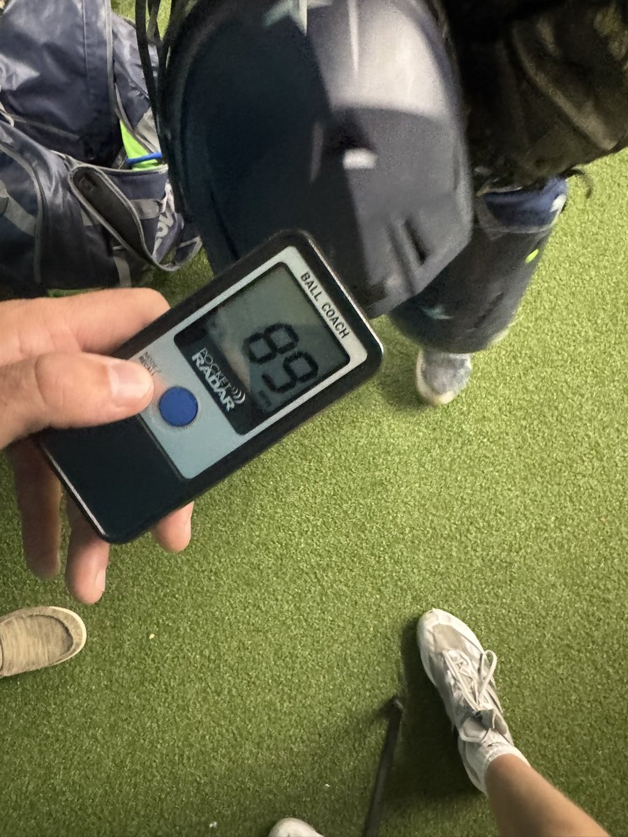 DRob1616's tweet photo. Some video from today’s bullpen with @CoachTrotta getting ready for the summer season. Hit a new pr of 89 on pocket radar and was locating the secondaries well. (First video is fastball, second video is changeup, third video is curveball/slider) @NENorEastersbsb @AustinPrepBase https://t.co/Z3LLCZfJ6A