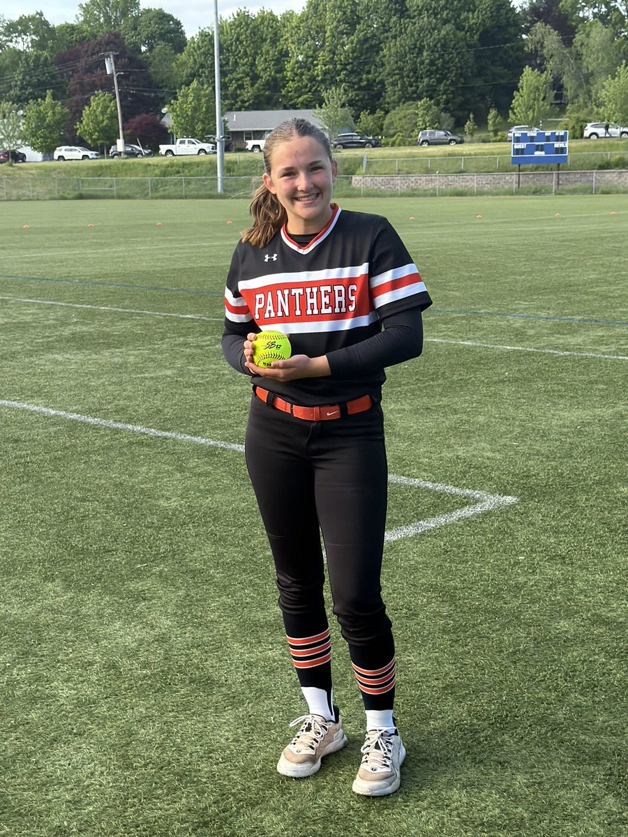 NYAPanthers's tweet photo. Final in Varsity Girls 🥎

Sacopee - 0
NYA - 16

Congratulations to ‘28 Lily F. on surpassing 100 career hits today with her HR earlier in the game!! Way to go, Lily! @nyasoftball https://t.co/jLHd6GRz89