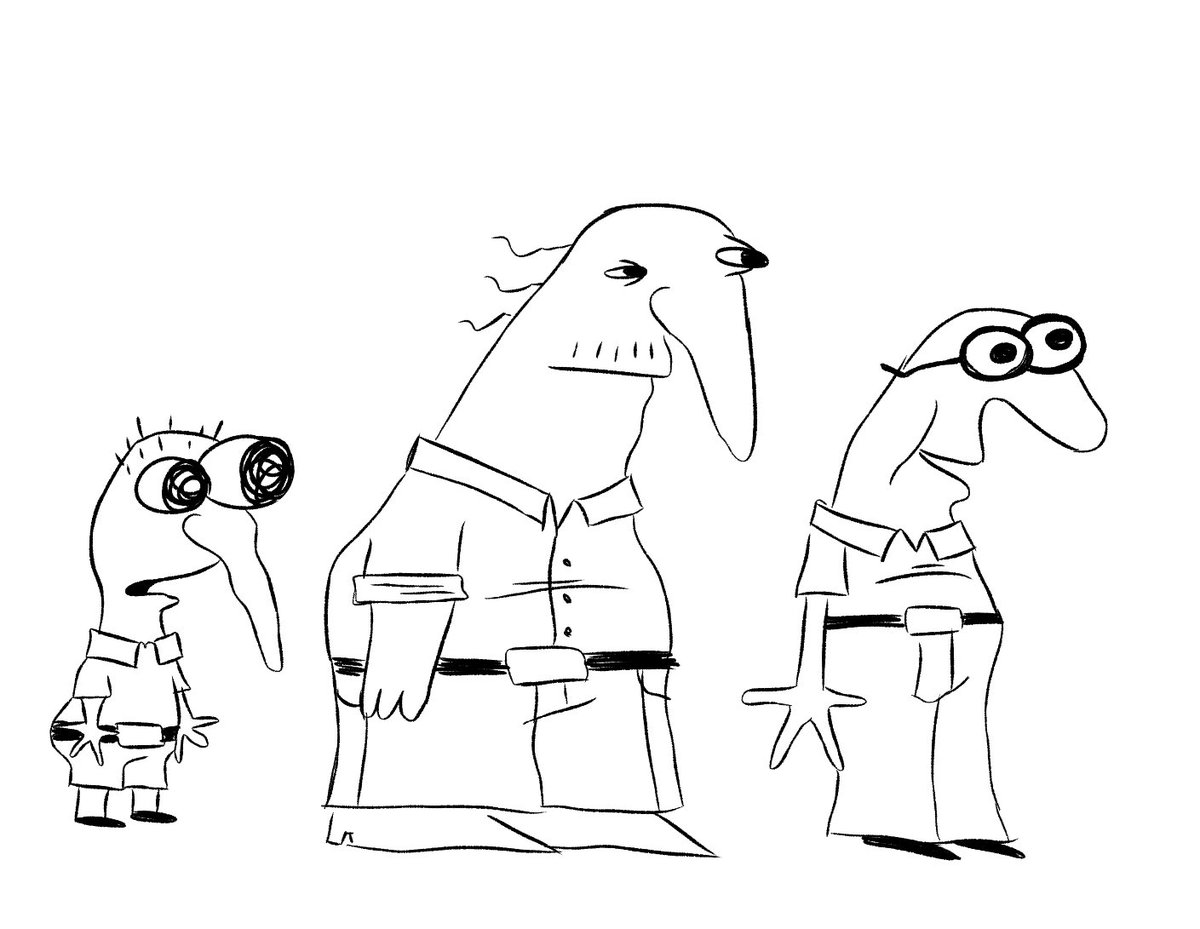 ElSecondLin's tweet photo. draw the same character several times and change the design a little https://t.co/YevmZpzJ1K