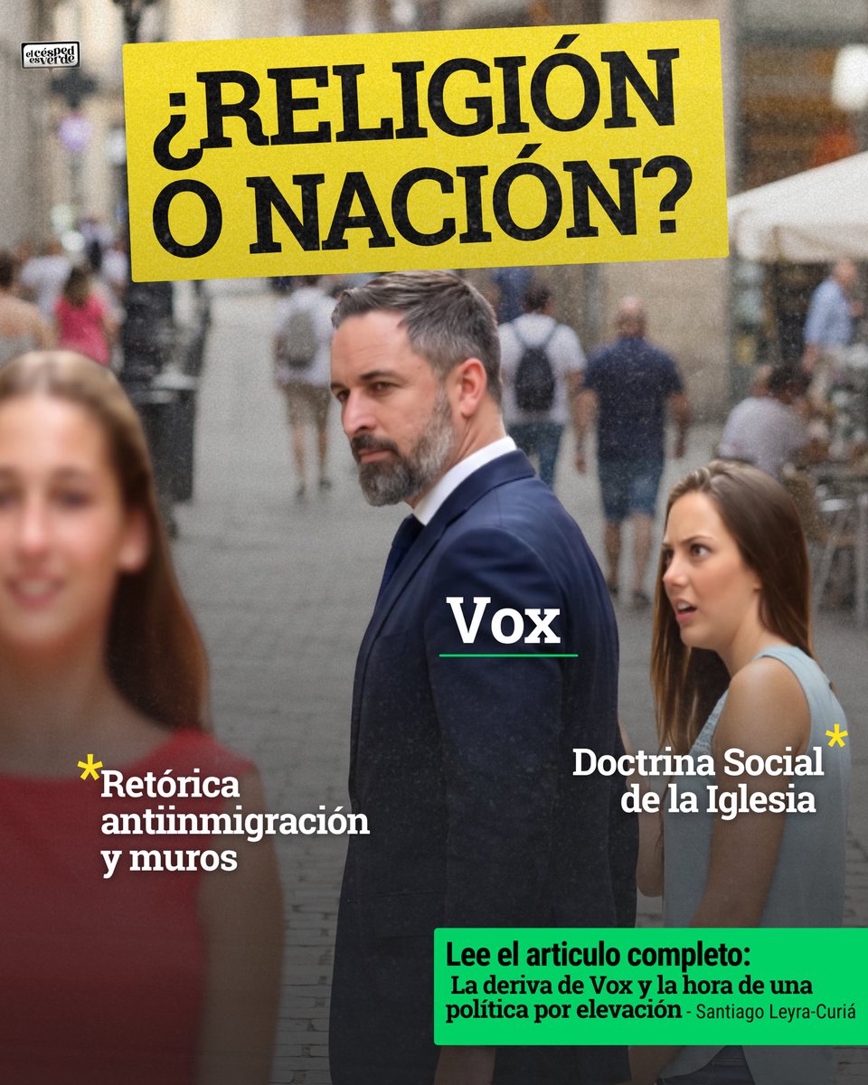 cespedesverde's tweet photo. ¿Vox defendiendo los valores cristianos? El análisis revela "inaceptables declaraciones" contra el Papa, ataques a los obispos y un programa excluyente. Descubre por qué el partido se ha convertido en un terreno hostil para el católico que busca coherencia. 👇

¡TÚ DECIDES! https://t.co/cm9qEnITmR