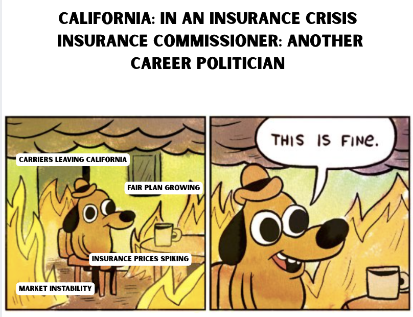 WolffOnYourSide's tweet photo. California’s insurance crisis isn’t a hypothetical. Carriers are leaving, premiums are rising, and more homeowners are being pushed into the FAIR Plan.

This isn’t the time for another career politician learning on the job.

California needs an Insurance Commissioner who understands insurance and has a plan to fix what’s broken.

#WolffOnYourSide