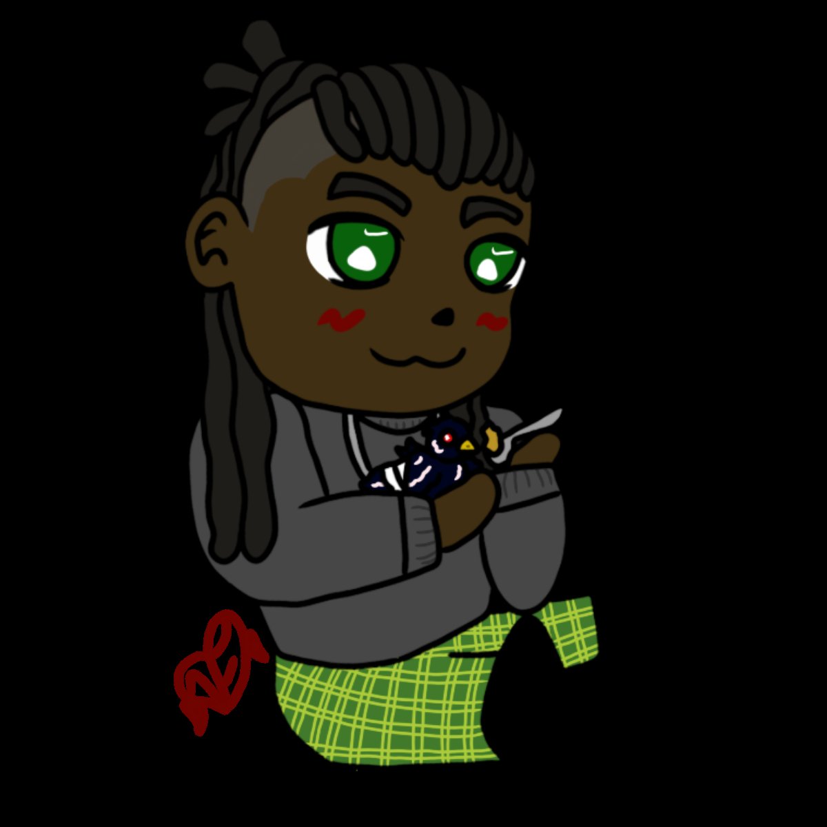 Booplesgear's tweet photo. Reap What You Sow doodles I made for @rosesrot's Crackship May Discord event! #killerchat #adwd #fanart https://t.co/fSLmkzZpaF
