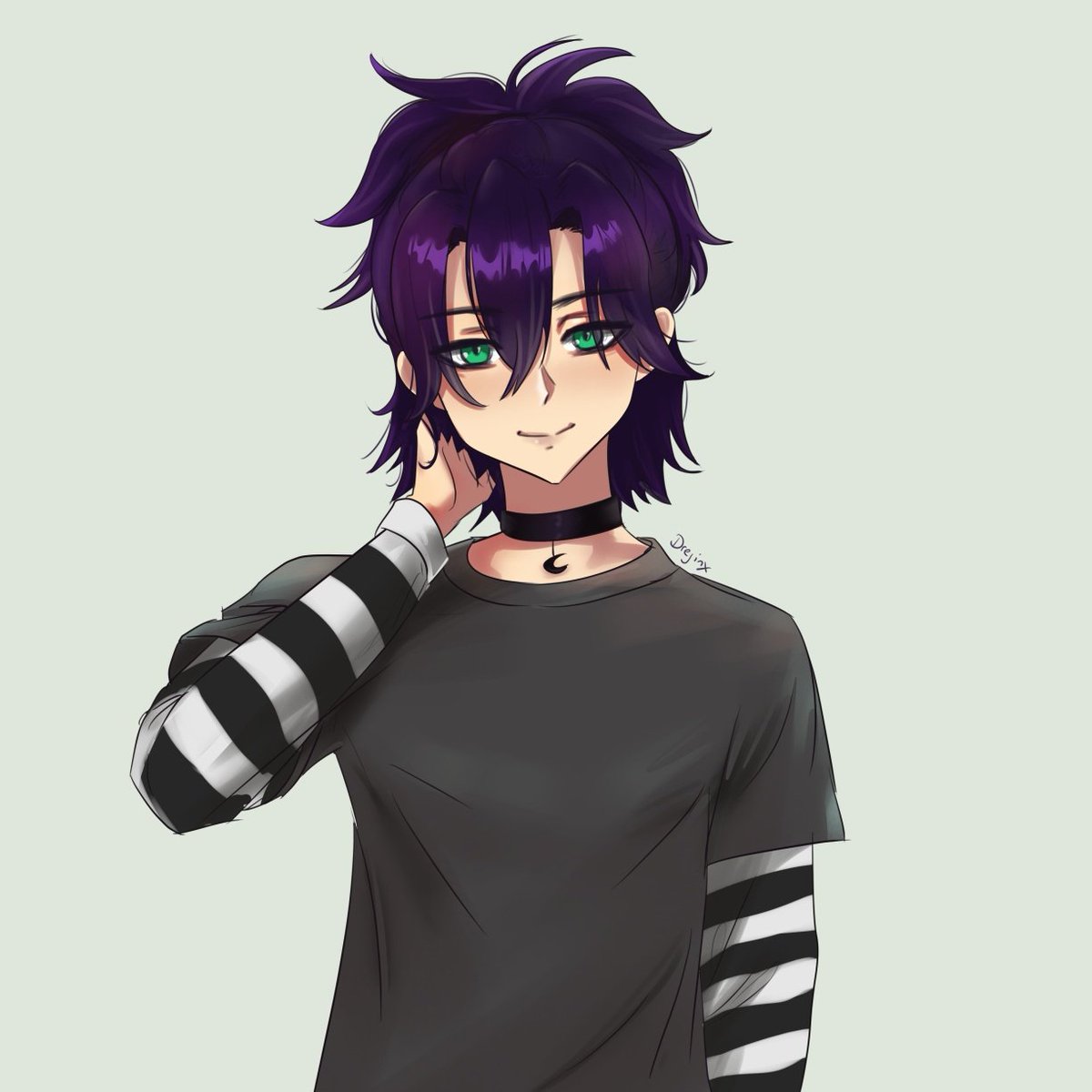 AkuNight__'s tweet photo. "La felicidad se puede encontrar incluso en los momentos más oscuros, si uno solo recuerda encender la luz."
En estos dias no he estado para nada bien, lo admito. 
Pero llegan luces que te hacen llorar de otras formas. Mil gracias a @dre_jinx por este hermoso arte 💜 https://t.co/fqDsCNVOwG