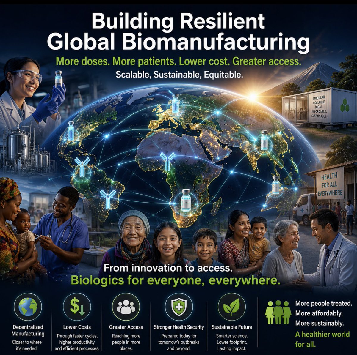 Emalfarb's tweet photo. @Reuters The world does not just have a discovery problem.

It has a biologics manufacturing problem.
Faster, higher-yield, lower-cost manufacturing technologies must become part of global health preparedness discussions before the next crisis arrives. $DYAI #ebola #antibodies #vaccines https://t.co/r4fHAll074