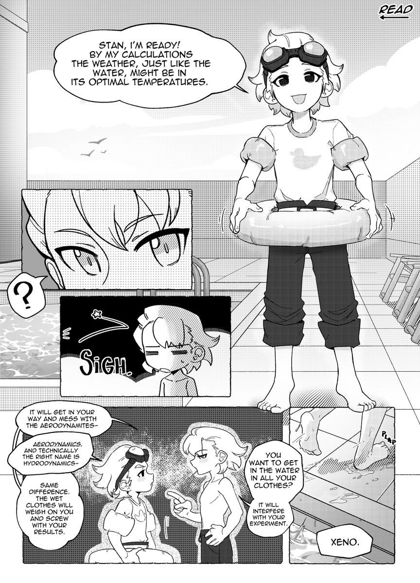smok3dgh0st's tweet photo. first time trying manga style don't be mean to me okay...

here's stanley getting possessive of xeno for the 324732th time (i'll do it again)

#stanxeno https://t.co/t0v3RPBW4F