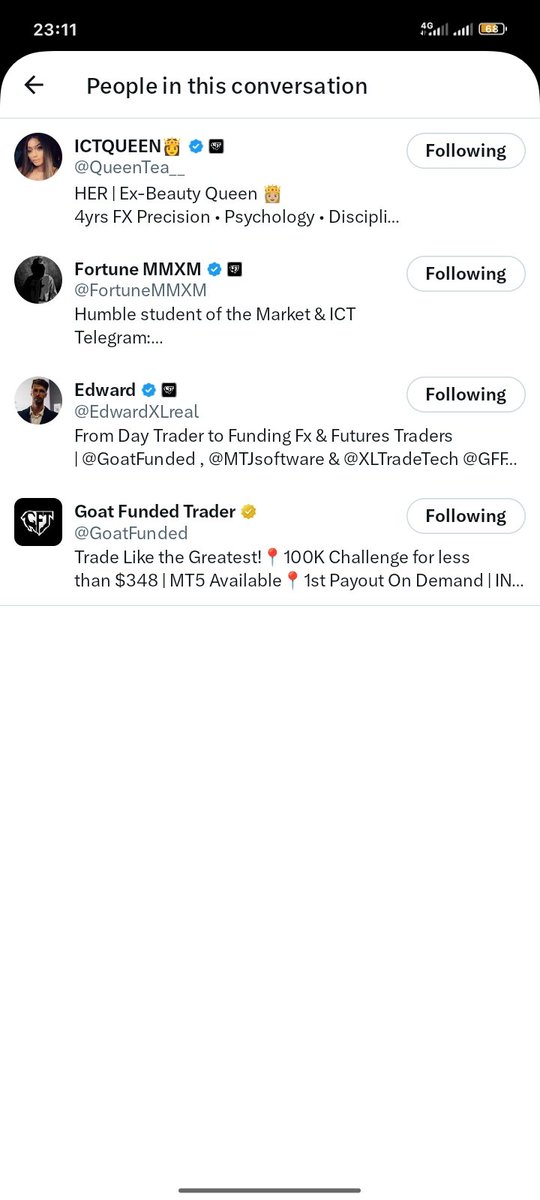 Wireboy_1's tweet photo. @FortuneMMXM @GoatFunded @EdwardXLreal @QueenTea__ Done
@Bands_liq @NachiBands @Unknown70g https://t.co/6Qv4sNGrDT