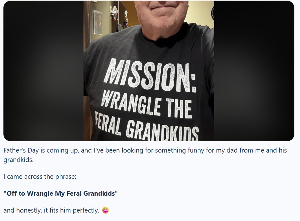 AngelaLidd's tweet photo. I need this shirt. "I want to get this shirt for my dad for Father's Day." https://t.co/8KaMpBLDvT