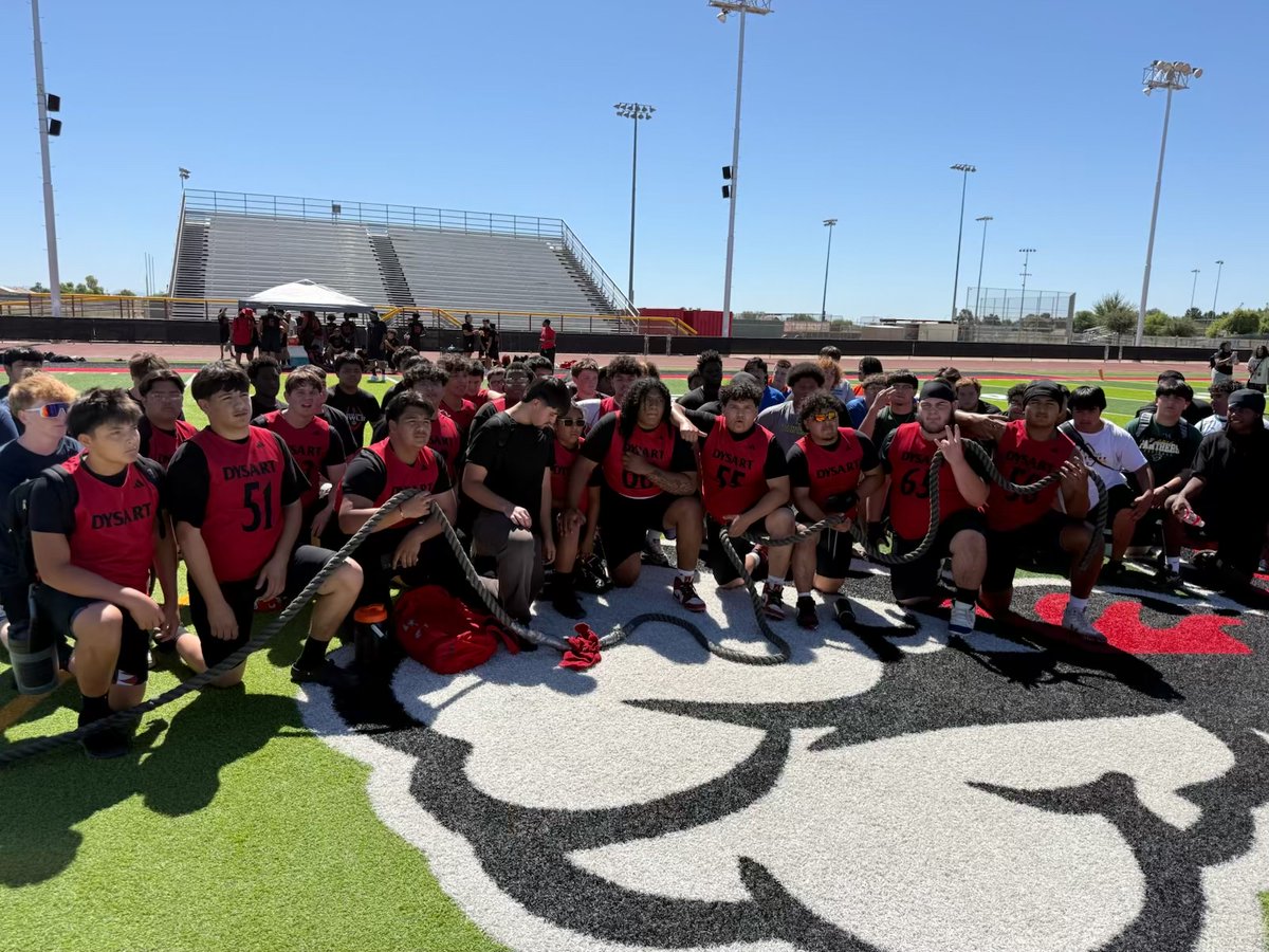 DHSDemonSports's tweet photo. Dysart Football putting in work today on 7 on 7 tournaments and coming out victorious. Great job, Gentleman!! #LetsGoooooo https://t.co/panp5LZo4y