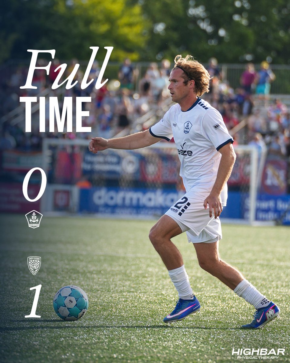 RhodeIslandFC's tweet photo. Final. https://t.co/x3Ky2edWXO