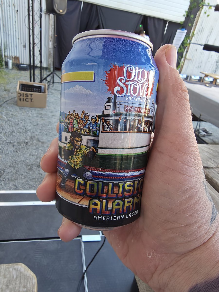 JaimsVanDerBeek's tweet photo. So rad. Mojo on a beer. @sosprowrestling shows advertised on it as well. Pretty dope. https://t.co/8ZPxJDJbGr