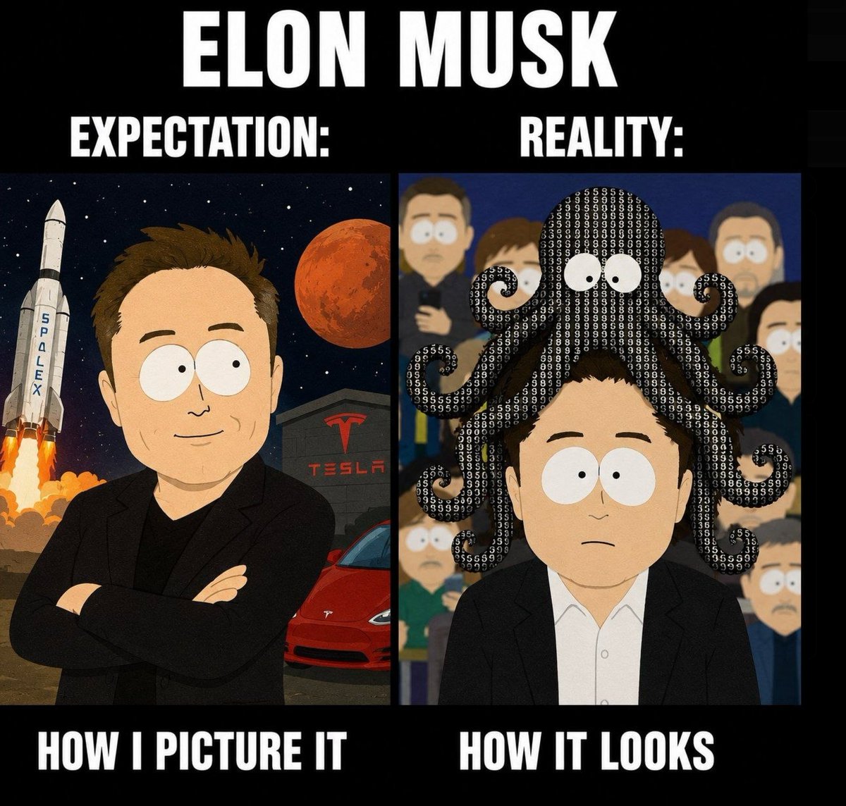 bengafuu's tweet photo. expectation vs reality https://t.co/894rDqpPeX