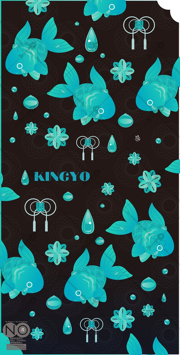 SleepSheep_mm's tweet photo. KINGYO｜マリンブルー https://t.co/3ijguUasrv