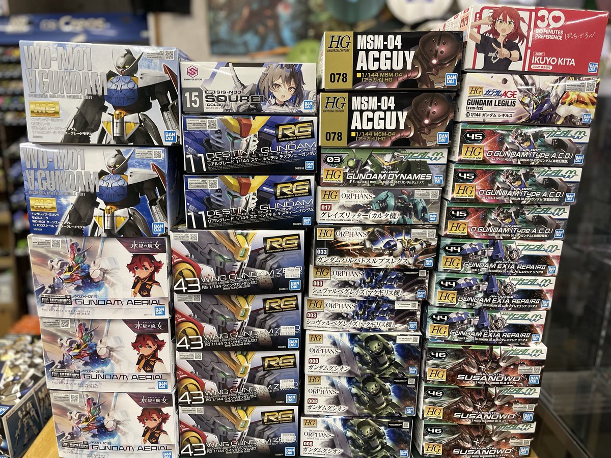 punimo 9点セット　まとめ売り 本日入荷のプラモデルです！ ※一部商品はレジ横にて展開、お一人様どれ
