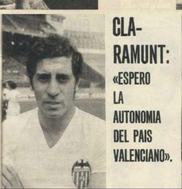 Antiblavers's tweet photo. Els jugadors del planter del València CF normalment han usat la llengua, i alguns tenien prou dignitat, com Paco Claramunt. https://t.co/4KnpmMBEug