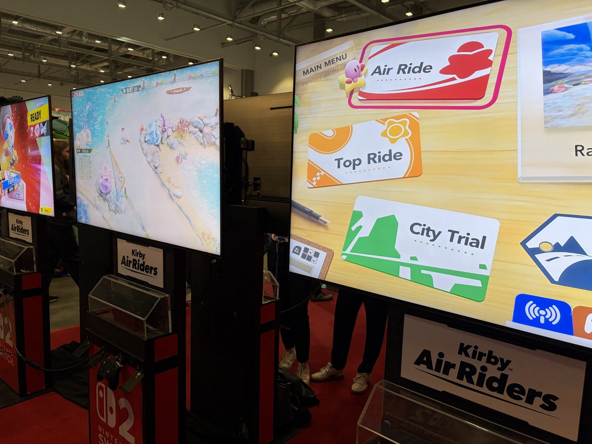 Cross_Play_pl's tweet photo. CD-Action Expo 2026 🕹️
Nintendo jak zwykle przygotowało swój kącik z rozmachem. W tym roku można wypróbować m. in. Super Mario Wonder, Mario Kart World, Kirby Air Riders, Pokemon Pokopia, czy Mario Tennis Fever 🎾🏸
#Nintendo #Expo #CDA #CDAction https://t.co/eEEFSRFKPO
