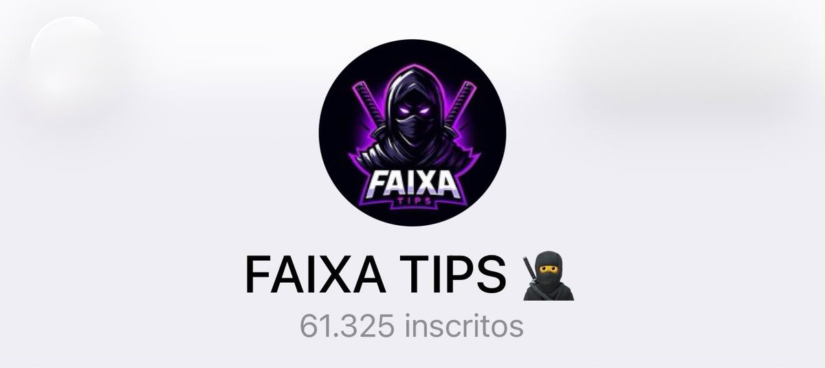 FAIXA TIPS 🥷 tweet media
