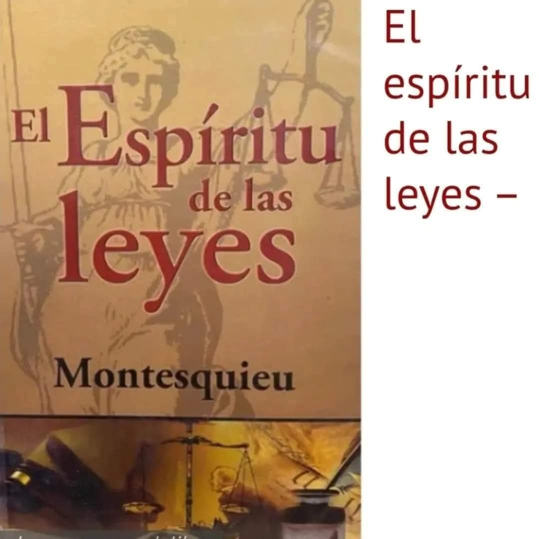 23Rapp's tweet photo. Leer "El Espíritu de las Leyes" hoy es crucial para entender cómo la separación de poderes protege nuestras libertades y previene el abuso de autoridad, proporcionando un marco valioso para la democracia moderna. 
Además, su análisis sobre la influencia cultural en las leyes nos ayuda a apreciar la diversidad y a construir sociedades más inclusivas y justas en un mundo globalizado.