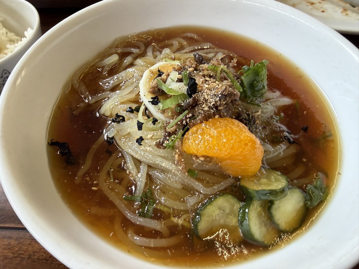 2Gweb's tweet photo. 特殊な方の盛岡冷麺を。 https://t.co/GuMyq05Poa